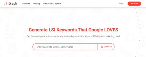 How to find semantic keywords? LSI graph